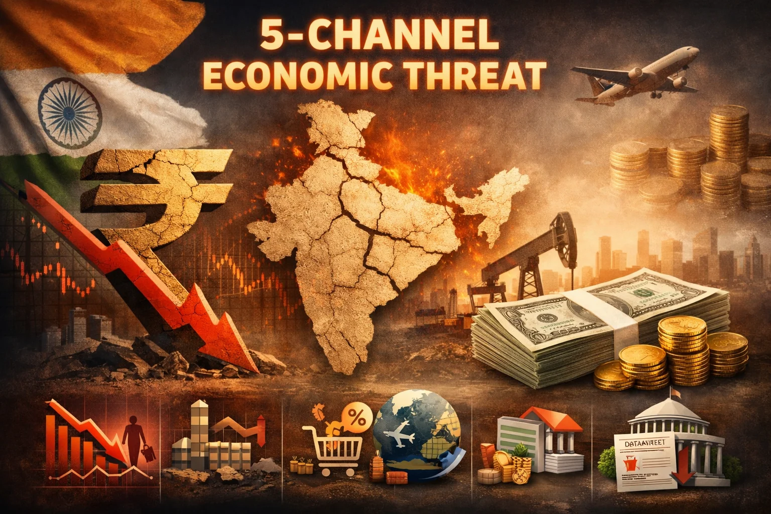 Why India’s Rupee Weakness Is a Five-Channel Risk to the Economy